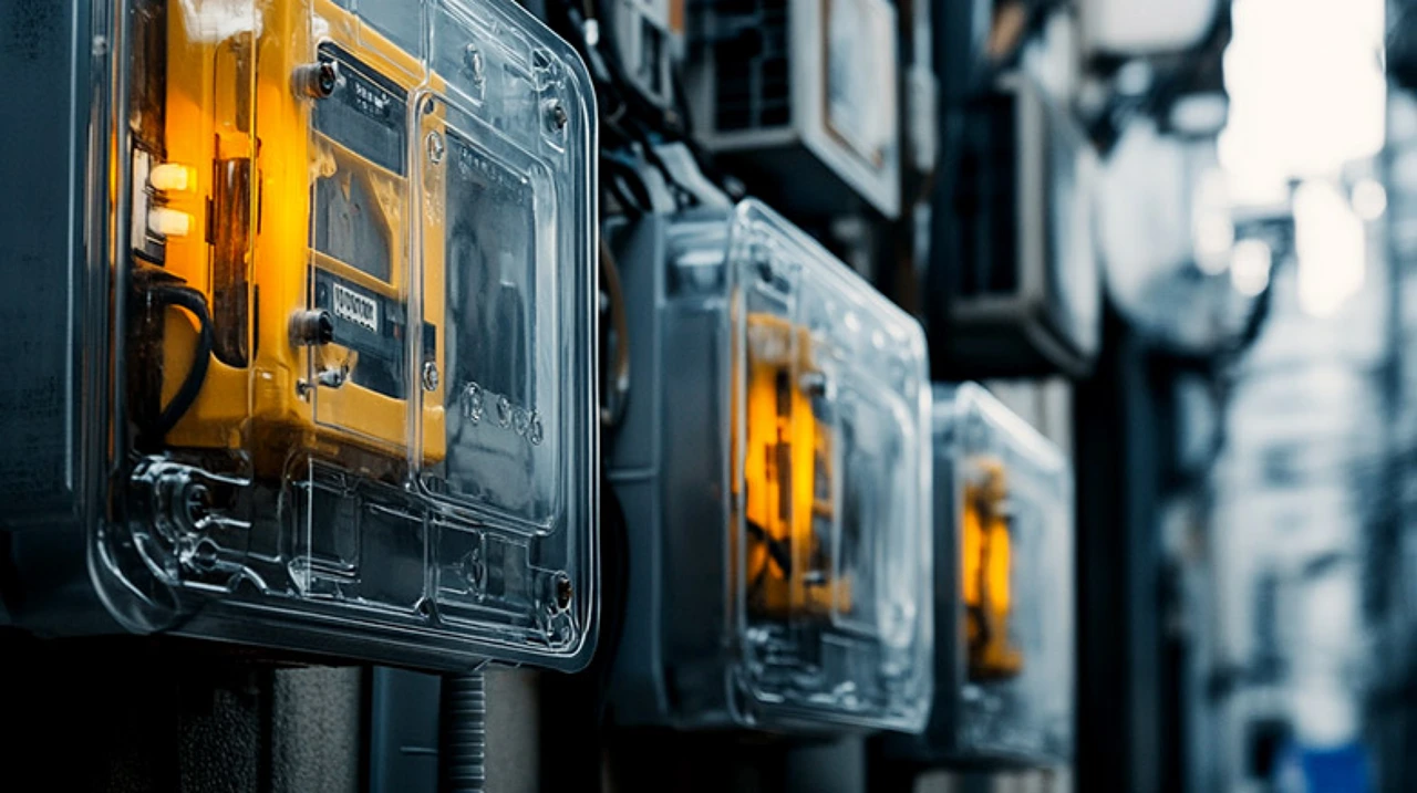 An AI generated image of a plastic electrical enclosure.