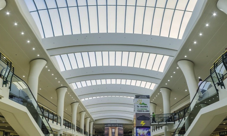 Renovation of Spanish Shopping Center Skylights